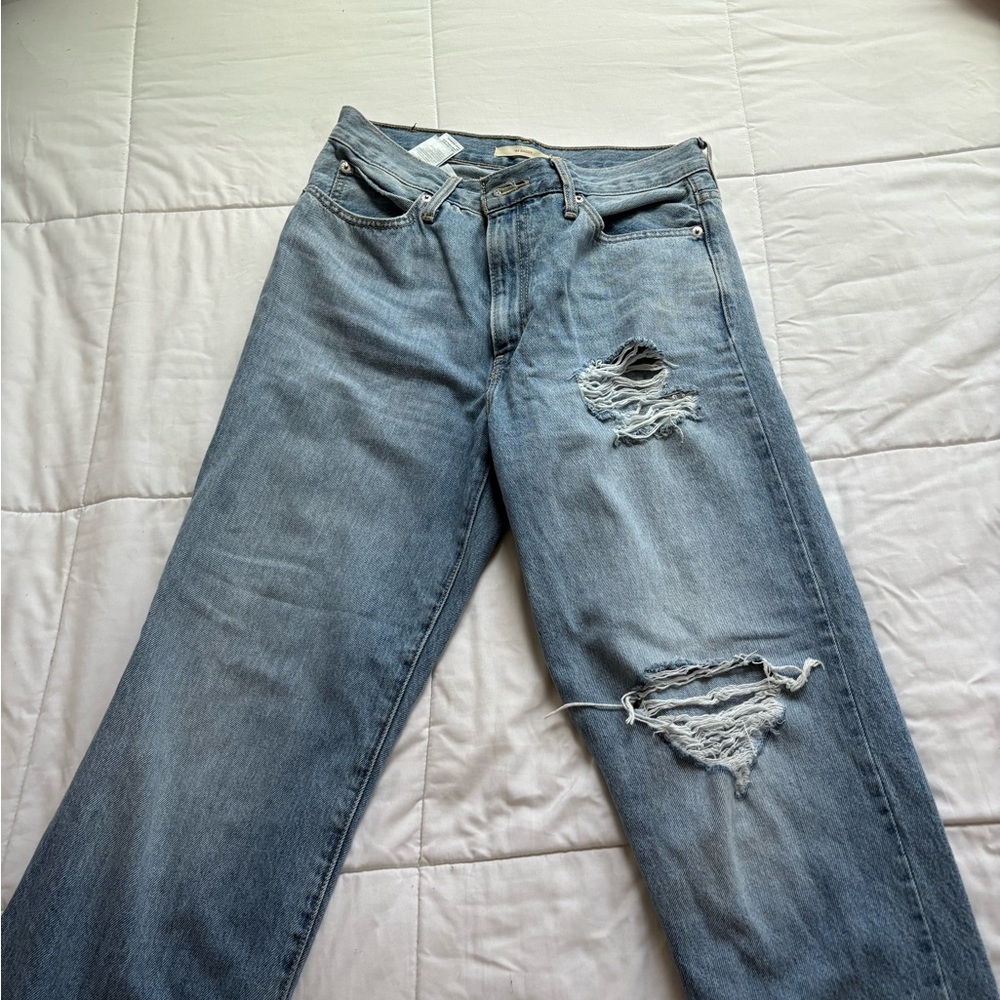 Levi's Light Blue Distressed Women Jeans